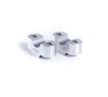 PUIG RISERS FOR HANDLEBAR HONDA MSX125 GROM 21-23 SILVER-3671P