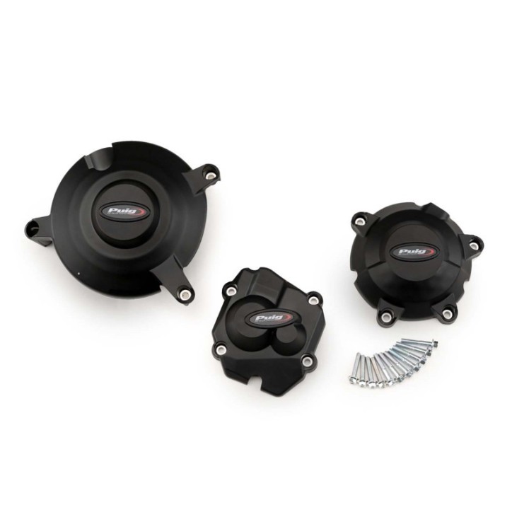 PUIG PROTEZIONE CARTER MOTORE TRACK PER CAMPIONATO PER KAWASAKI ZX-10RR NINJA PERFORMANCE 17-18 NERO