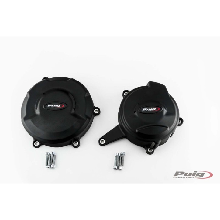 PUIG PROTEZIONE CARTER MOTORE TRACK PER CAMPIONATO PER DUCATI PANIGALE V4 S 20-24 NERO