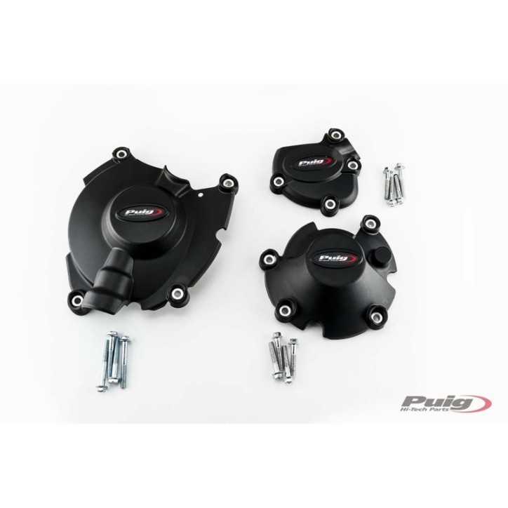 PUIG PROTEZIONE CARTER MOTORE TRACK PER CAMPIONATO PER YAMAHA YZF-R1 15-16 NERO