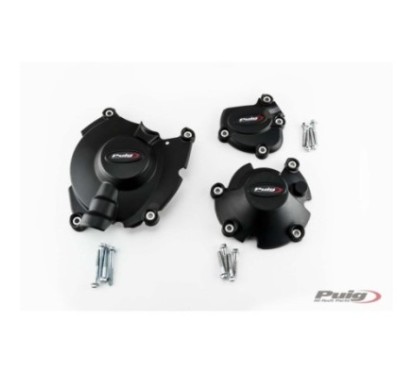 PUIG TRACK ENGINE CRANKCASE PROTECTION FOR YAMAHA YZF-R1 R1M 20-24 CHAMPIONSHIP BLACK