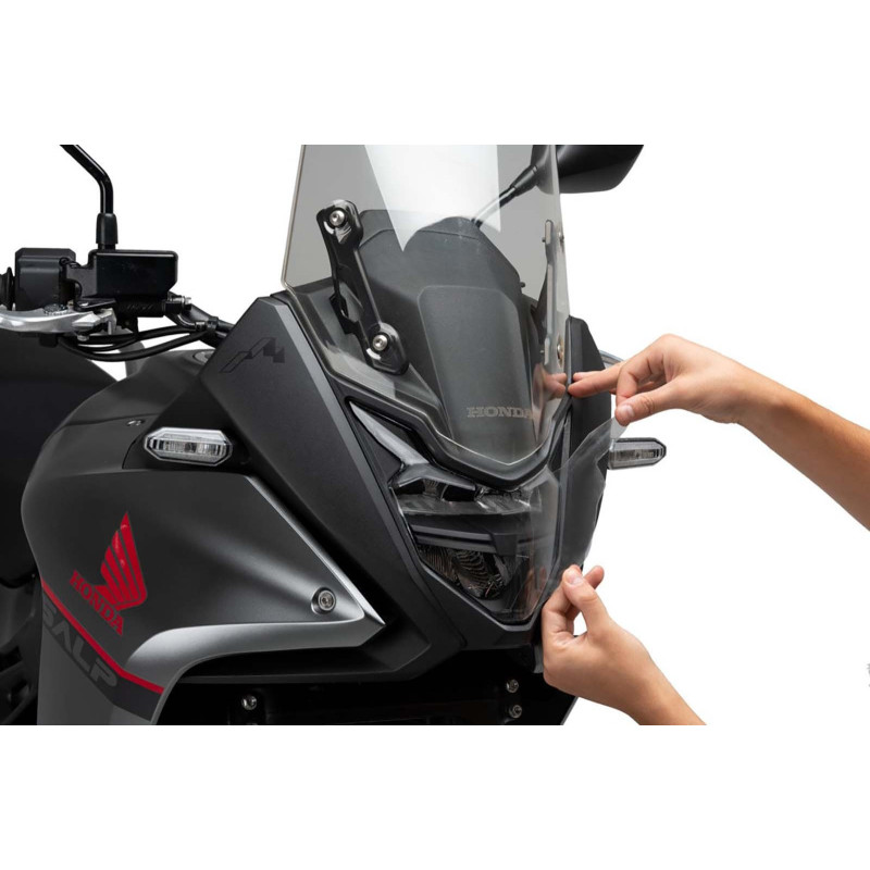 Puig selbstklebender Scheinwerferschutz fur Honda XL750 Transalp 23 24 transparent