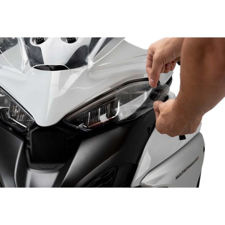 ADHESIVO PROTECCION DE FAROS PUIG PARA DUCATI MULTISTRADA V4 21-24 TRANSPARENTE