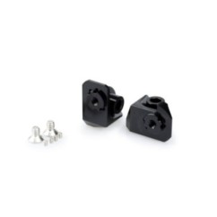 PUIG POGG ADAPTERS ADJUSTABLE DRIVER BMW R1250 GS TRIPLE BLACK 21-23 BLACK