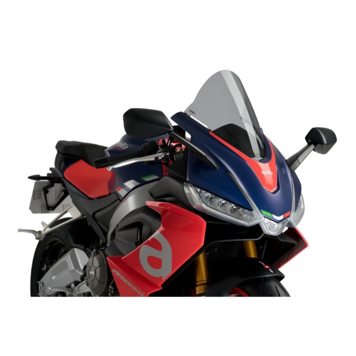 ECRAN PUIG R-RACER POUR APRILIA RS 660 21-24 FUME CLAIR