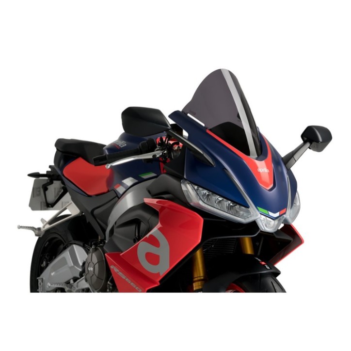 CUBIERTA PUIG R-RACER PARA APRILIA RS 660 21-24 HUMO OSCURO