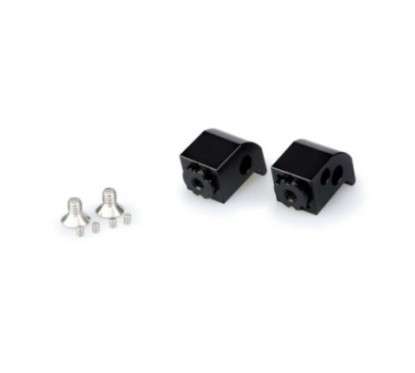 ADAPTADORES PUIG POGG ASIENTOS PASAJERO AJUSTABLES YAMAHA YZF-R125 19-22 NEGRO