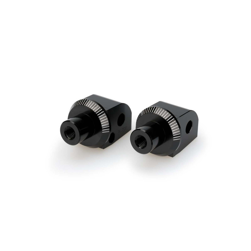 Adaptadores Puig para estriberas fijas de pasajero Suzuki GSX-S 1000 GX 24 25 negro