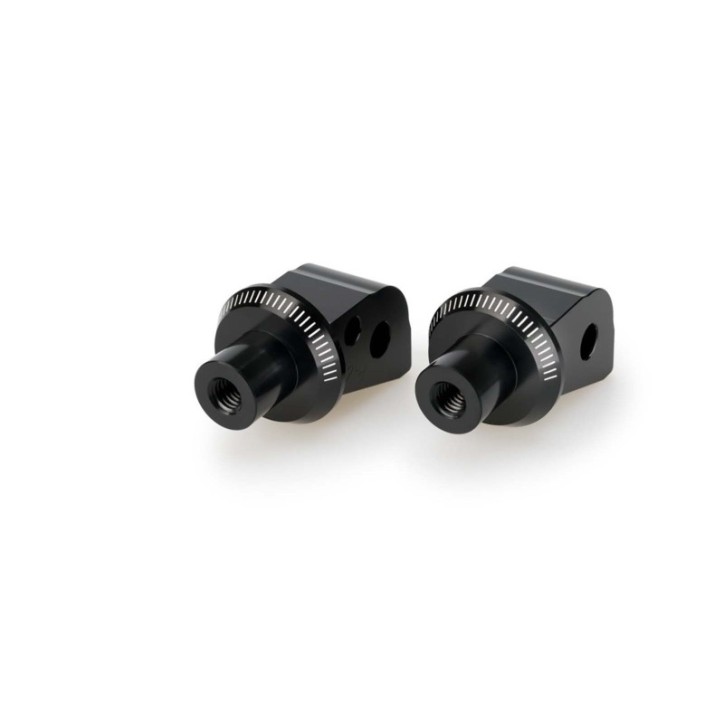 PUIG FOOTPEGS ADAPTERS FIXED PASSENGER FOR HUSQVARNA 901 EXPEDITION NORDEN 23-24 BLACK