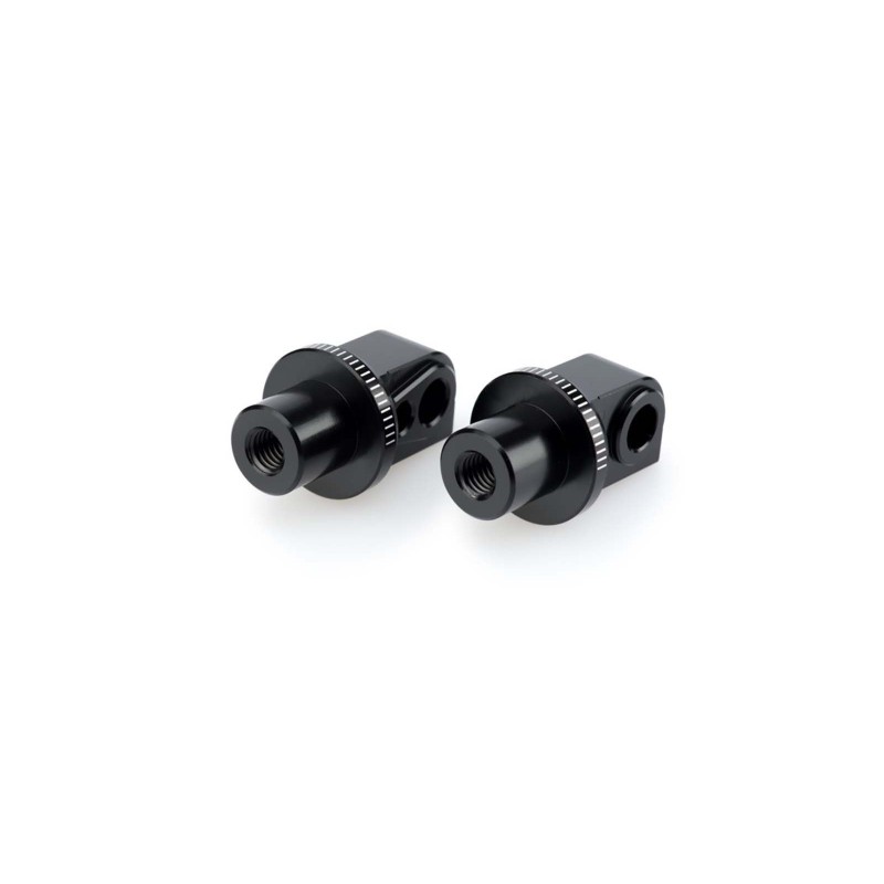 PUIG POGG ADAPTERS SUZUKI GSX-8R 2024 BLACK PASSENGER FIXTURES