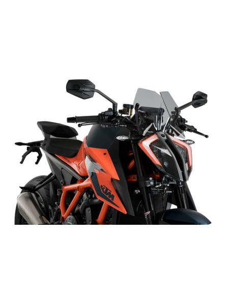 puig cupolino naked ng sport per ktm 1290 superduke rr 22 24 fume chiaro