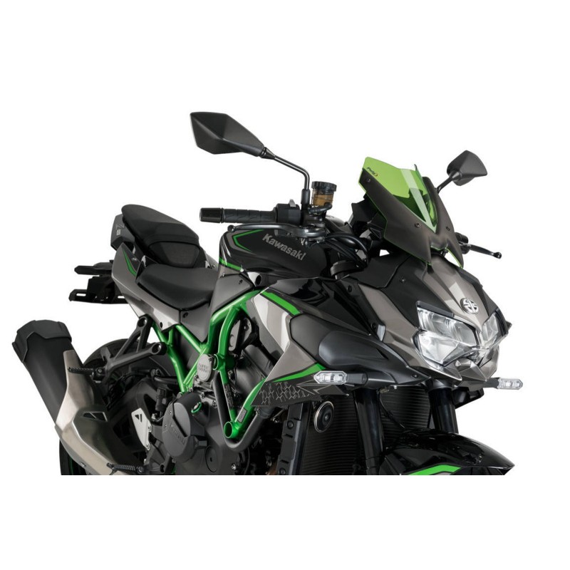 PARE-BRISE PUIG NAKED NG SPORT KAWASAKI Z H2 20-24 VERT