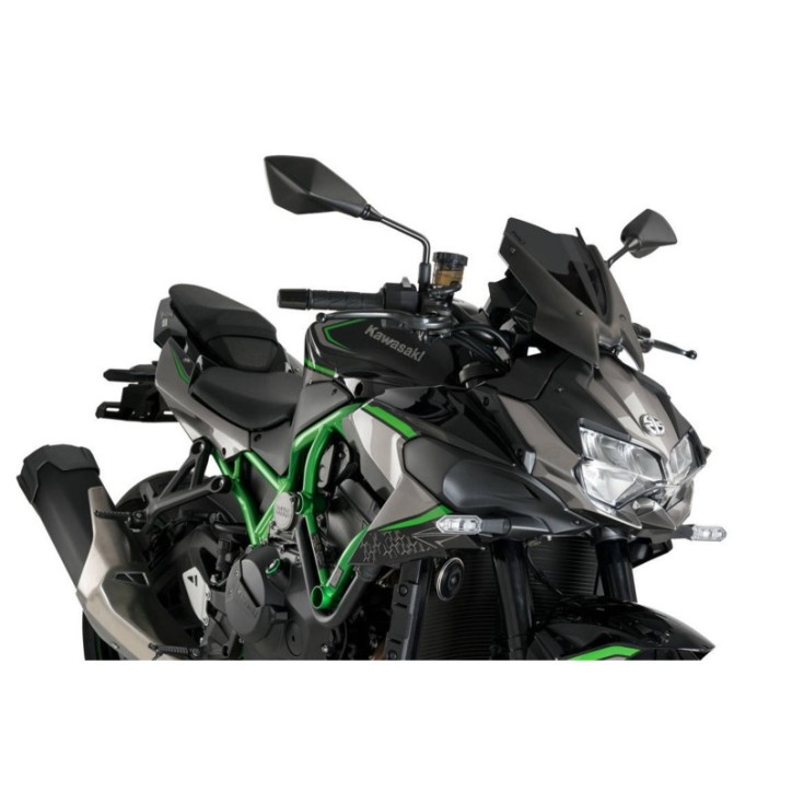 PUIG ECRAN NAKED N.G. SPORT POUR KAWASAKI Z H2 SE 21-24 FUME FONCE