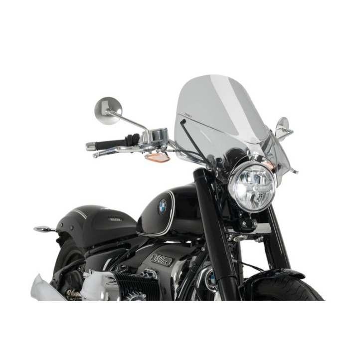 PUIG NAKED WINDSCHILD NG TOURING FUR BMW R18 21-24 LIGHT SMOKE