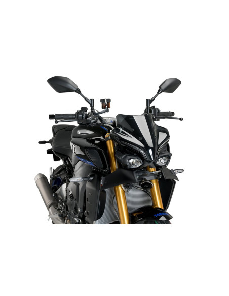 Aleron delantero Puig Downforce Naked Yamaha MT 10 22 25 negro mate