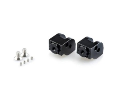 ADAPTADORES PUIG POGG TUBOS CONDUCTOR Y PASAJERO AJUSTABLES DUCATI SCRAMBLER 1100 PRO PRO SPORT 21-24 NEGRO