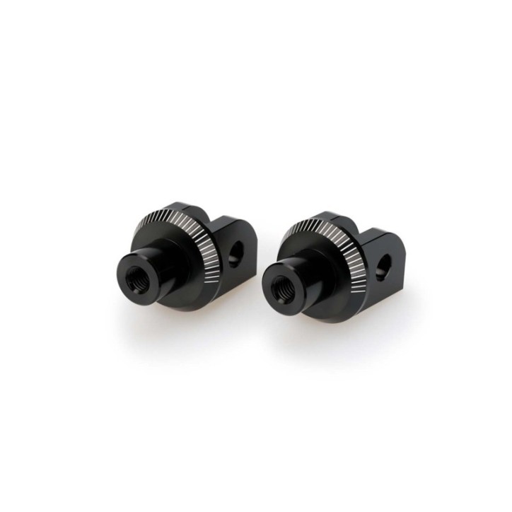 PUIG FOOTPEGS FIXED DRIVER ADAPTERS FOR SUZUKI GSX-8R 2024 BLACK