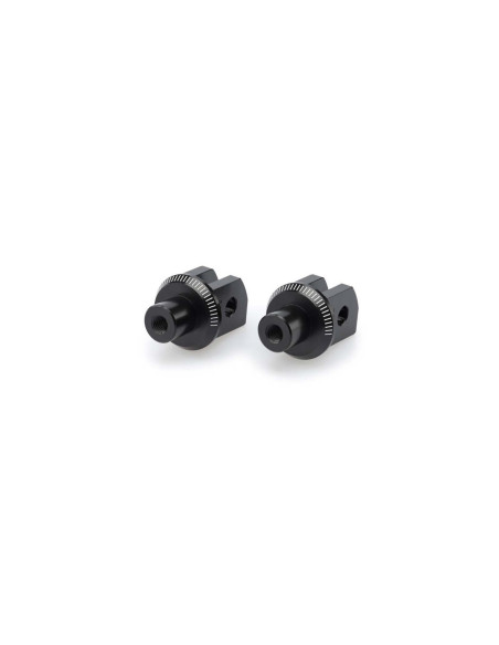 puig fixed rider pegs adapters for yamaha yzf r125 19 22 black