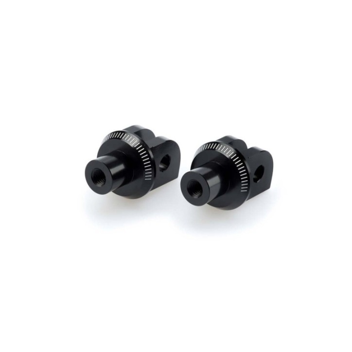 PUIG FOOTPEGS ADAPTERS FIXED DRIVER FOR TRIUMPH SPEED TWIN 900 23-24 BLACK