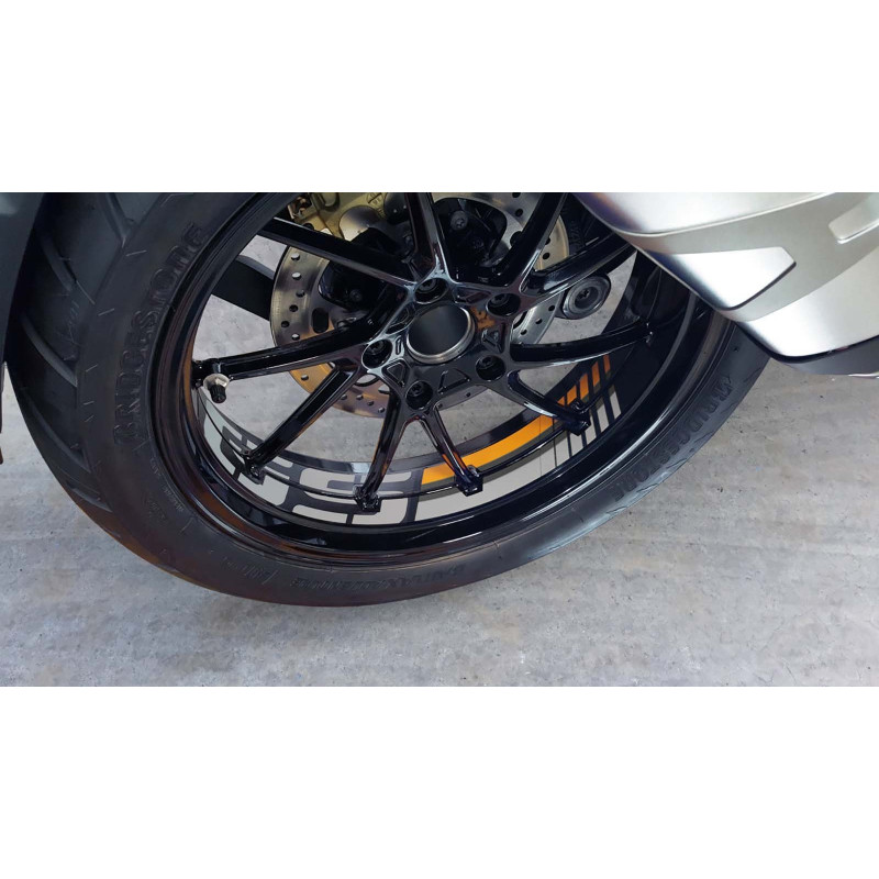 Adhesivos para llantas Puig para BMW R1250 GS Triple Black 21/23 Gold