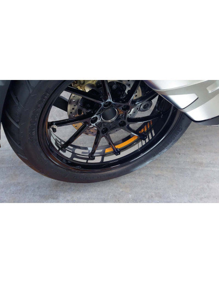 Adhesivos para llantas Puig para BMW R1250 GS Triple Black 21/23 Gold