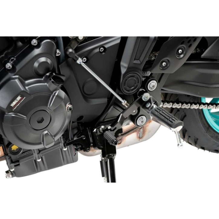 PUIG PEDALE DELLA FRIZIONE REGOLABILE PER YAMAHA MT-07 21-24 NERO