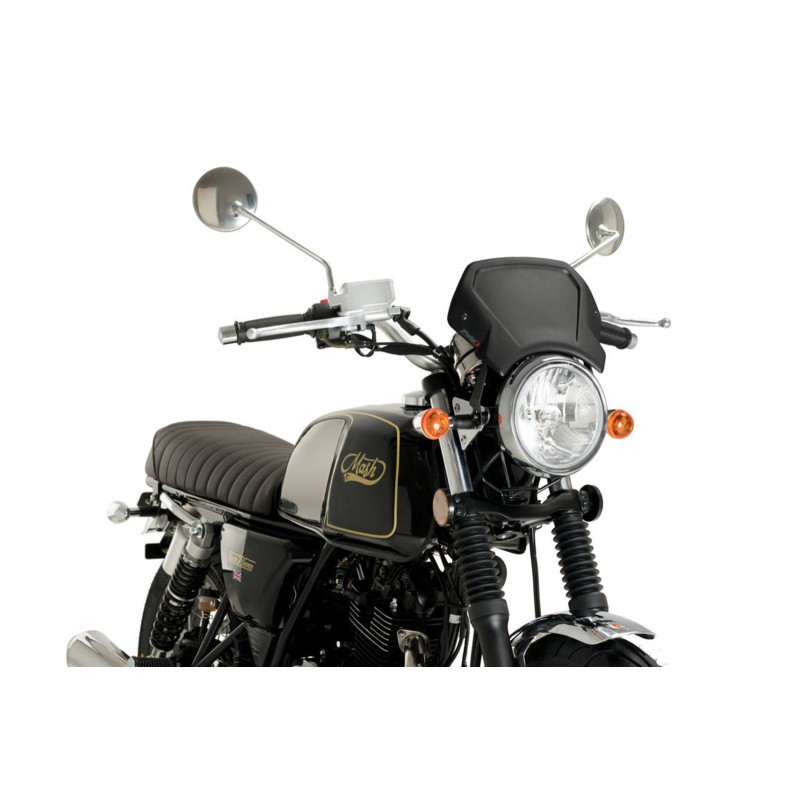 PUIG CARENATURA FRONTALE IN ALLUMINIO INDIAN FTR1200 19-24 NERO