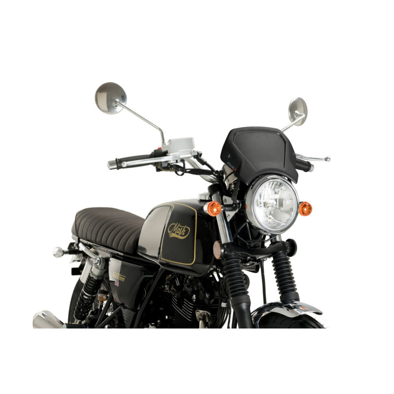 Carenage avant Puig en aluminium pour Indian FTR 1200 R Carbon 23/25 noir