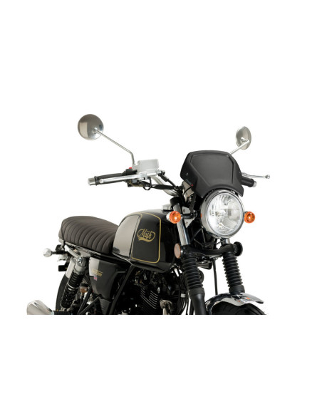 puig aluminum front fairing indian ftr1200 r carbon 23 25 black