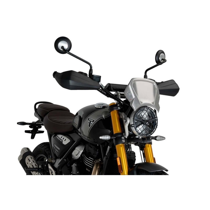 CARENADO DELANTERO PUIG EN ALUMINIO INDIAN FTR1200 R CARBONO 23-24 PLATA