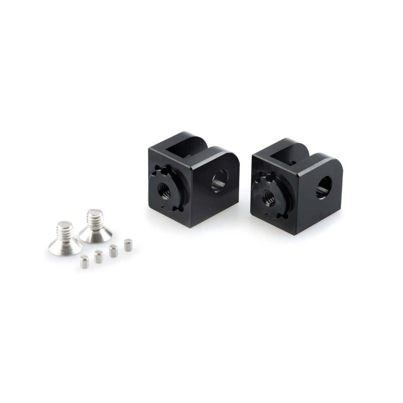 PUIG POGG-ADAPTER FAHRER EINSTELLBAR HONDA CB500 HORNET 2024 SCHWARZ