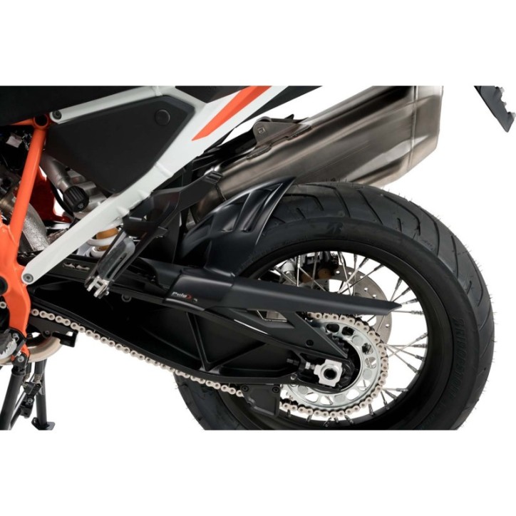 GARDE-BOUE ARRIERE PUIG POUR KTM 1290 R/S SUPER ADVENTURE 21-24 NOIR MAT