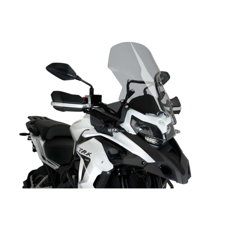 PUIG ADDITIONAL WINDSCREEN SPOILER FOR BENELLI TRK 502 16-24 DARK SMOKE