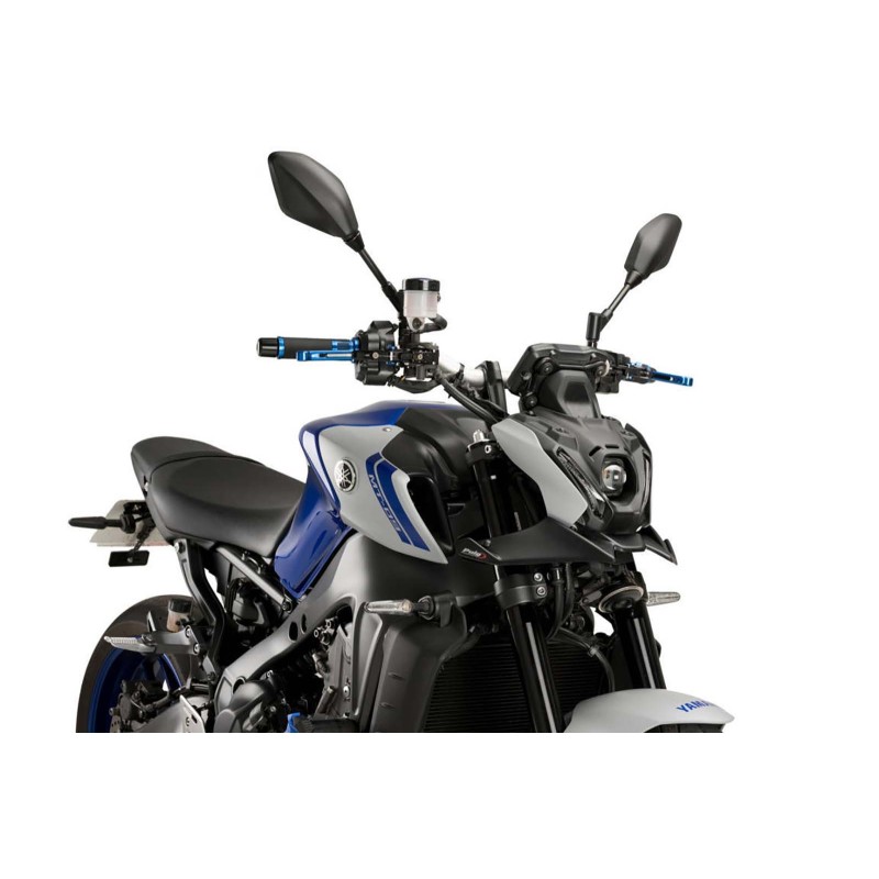 ALERON DELANTERO PUIG DOWNFORCE NAKED YAMAHA MT-09 21-23 NEGRO MATE