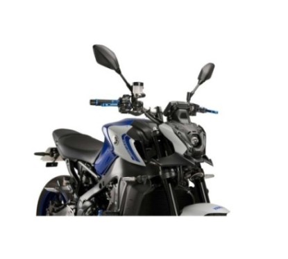 ALERON DELANTERO PUIG DOWNFORCE NAKED YAMAHA MT-09 21-23 NEGRO MATE