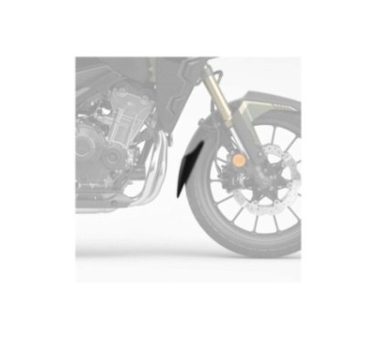 EXTENSION GUARDABARROS DELANTERO PUIG HONDA CB500X 22-24 NEGRO MATE