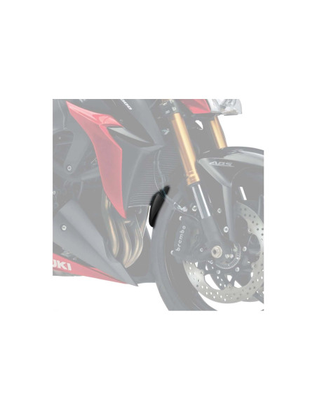 Extension de garde-boue avant Puig pour Suzuki GSX S1000 2021/2025, noir mat