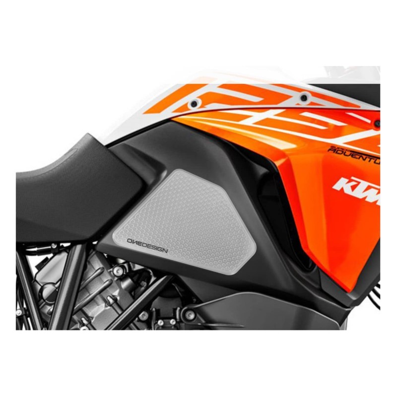 PUIG SPEZIFISCHER SEITENTANKAUFKLEBER KTM 1090 ADVENTURE 17-18 TRANSPARENT