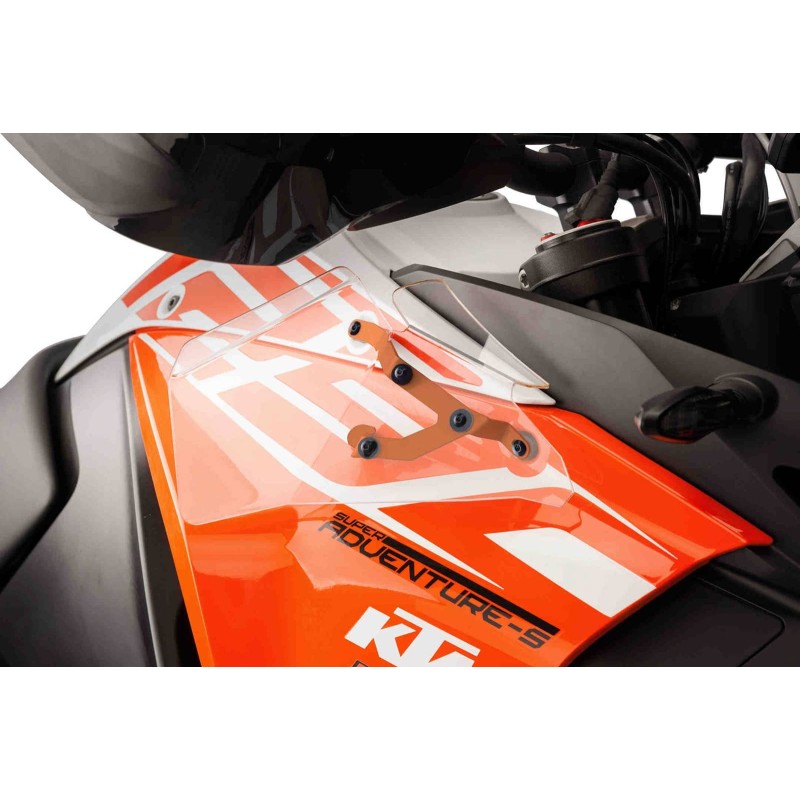 DEFLECTEUR LATERAL SUPERIEUR PUIG KTM 1090 ADVENTURE 17-18 TRANSPARENT