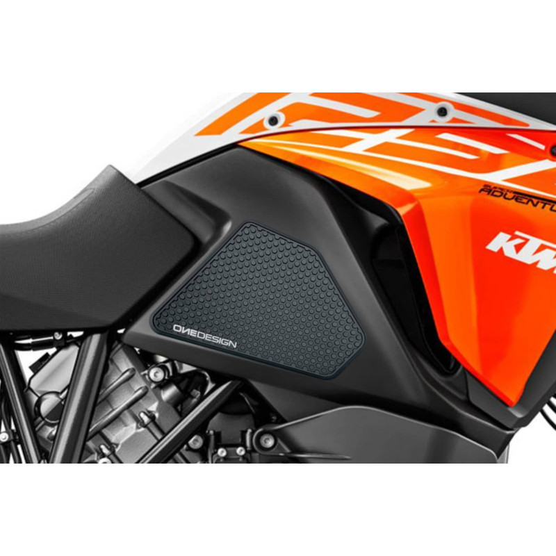 Autocollant lateral de reservoir Puig specifique pour KTM 1090 Adventure 2021/2023 noir