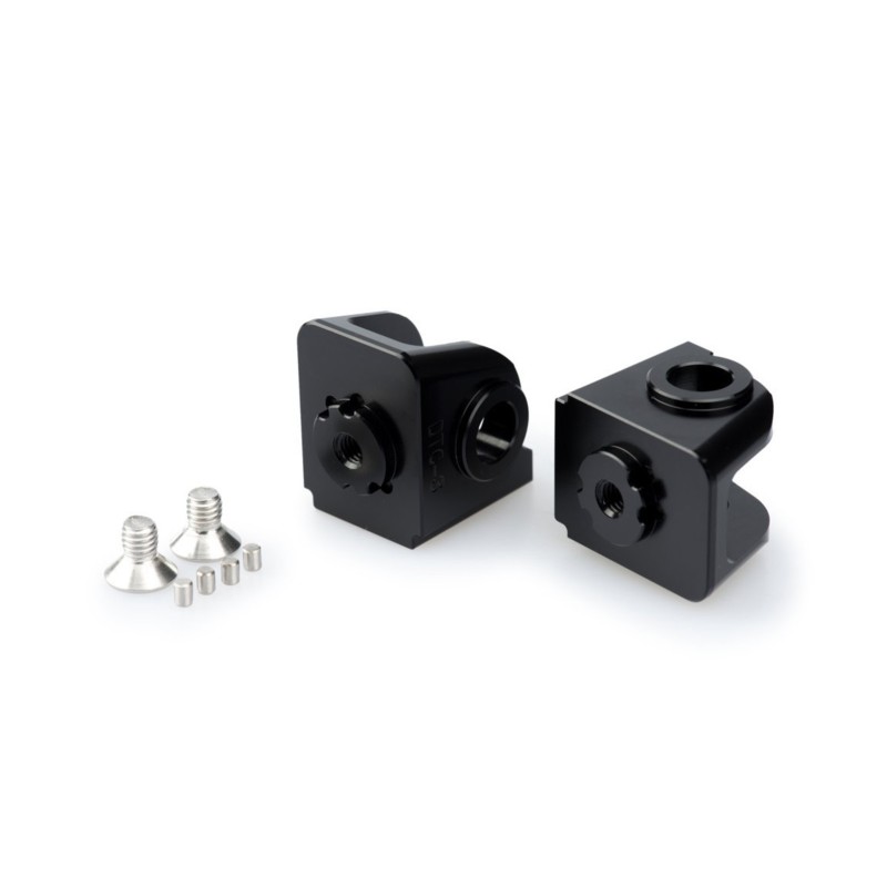 PUIG POGG-ADAPTER EINSTELLBARER FAHRER KTM 1090 ADVENTURE 21-23 SCHWARZ