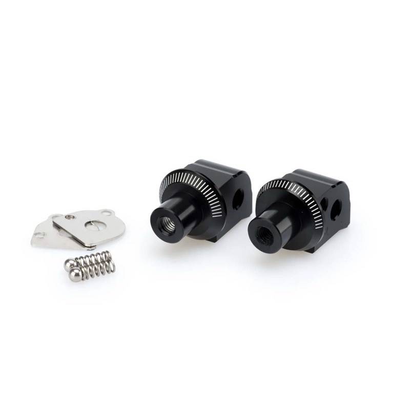 puig fixed passenger pegs adapters for ktm 1090 r adventure 21 23 black