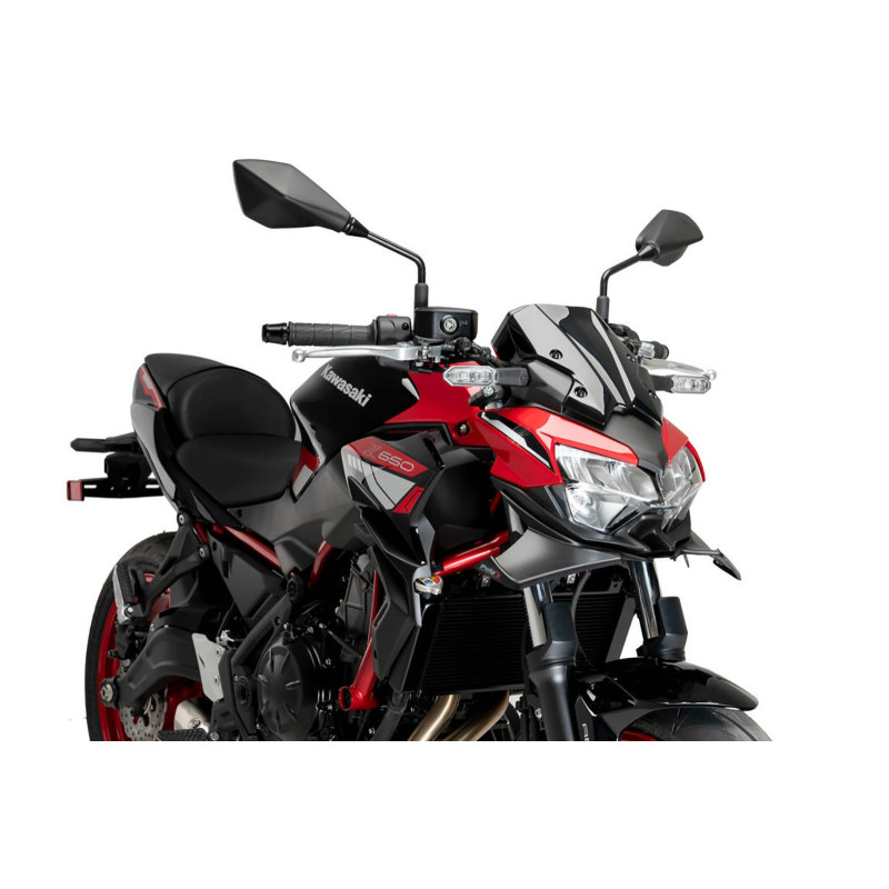 Aleron delantero Puig Downforce Naked Kawasaki Z650 21/25 negro mate