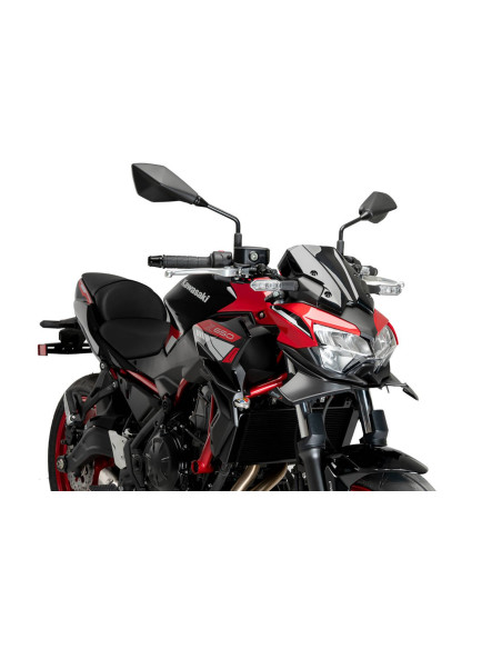 Aleron delantero Puig Downforce Naked Kawasaki Z650 21/25 negro mate