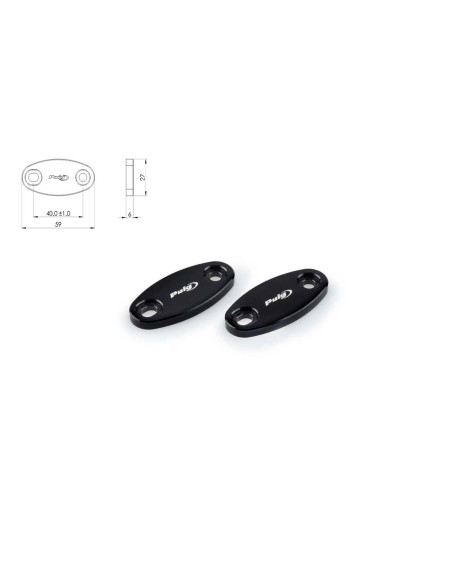 Cache-retroviseur Puig noir pour Honda CBR650R 2024/2025