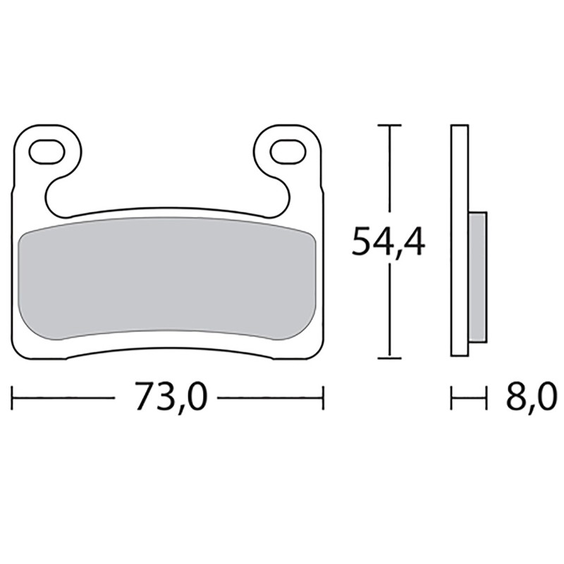 BREMBO BRAKE PADS Z04 COMPOUND BMW R1250 GS ADVENTURE 19-21