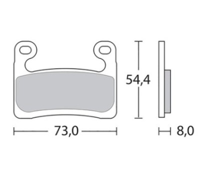 PLAQUES DE FREIN COMPOSEES BREMBO Z04 BMW R1250 RT 2021