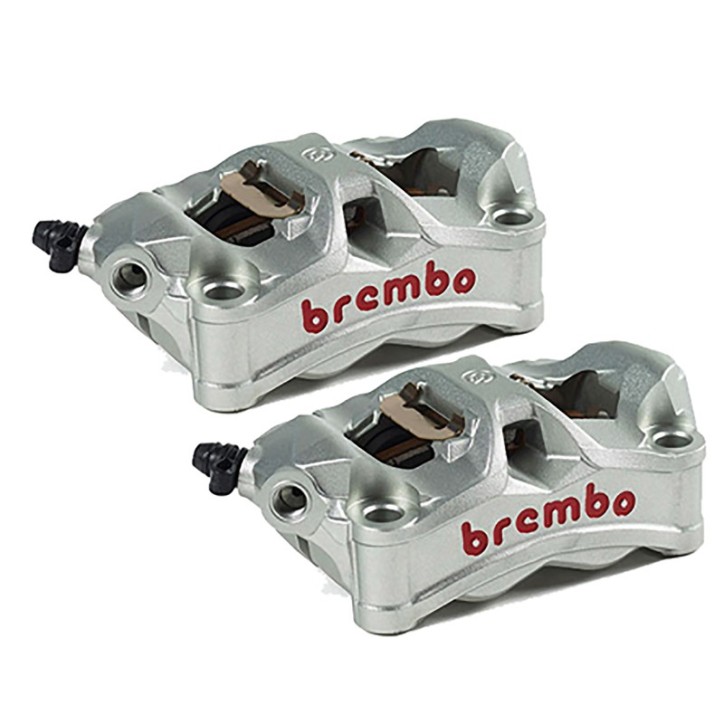 KIT ETRIER DE FREIN RADIAL MONOBLOC STYLE BREMBO POUR BMW S 1000 RR 15-18 TITANE