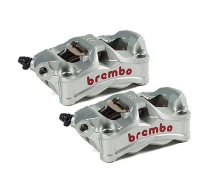 KIT ETRIERS DE FREIN RADIAUX MONOBLOC STYLE BREMBO POUR KTM 1190 R RC8 08-15 TITANE