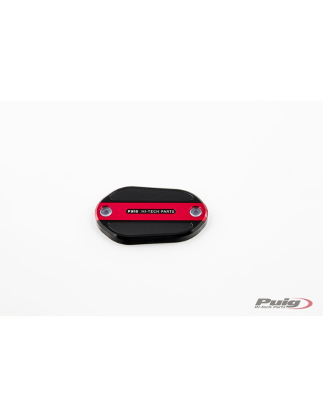 Bouchon de reservoir de liquide de frein avant Puig pour Kawasaki Ninja 500 2024 rouge